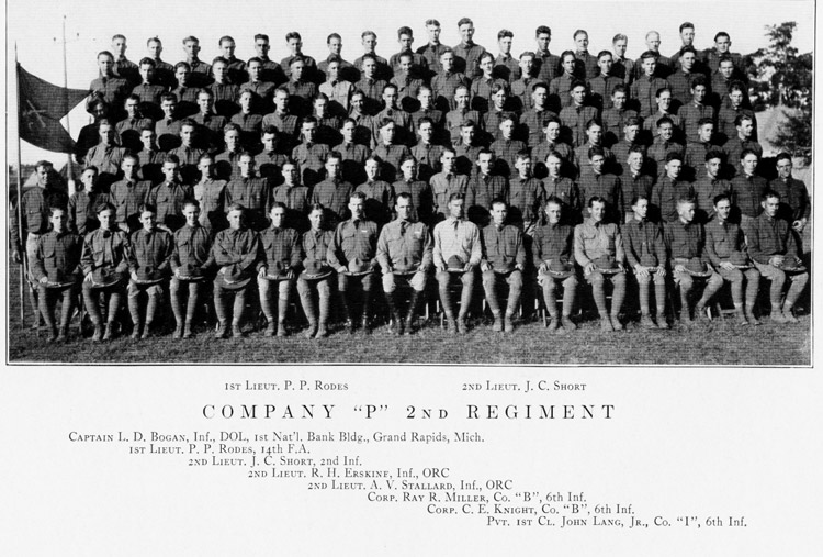 Company P 2nd Regiment 1st Battery